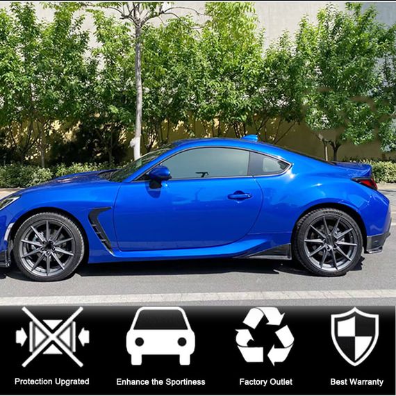 Накладки на Задний Бампер V2 (Карбон) для Subaru BRZ 2021- гг | Зображення 1