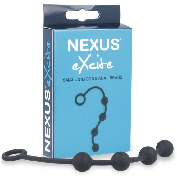 Анальные шарики Nexus Excite Small Anal Beads, силикон, макс. диаметр 2см sexstyle | Зображення 2