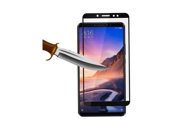 Захисне 5D скло Nano Flexible GLASS ITOP для Xiaomi Mi Max 3 Full Cover Чорний | Зображення 2