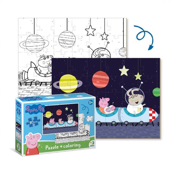 Пазл 2 в 1 «Peppa Pig» 200117 DoDo 30 елементів в коробці (4823115905376)