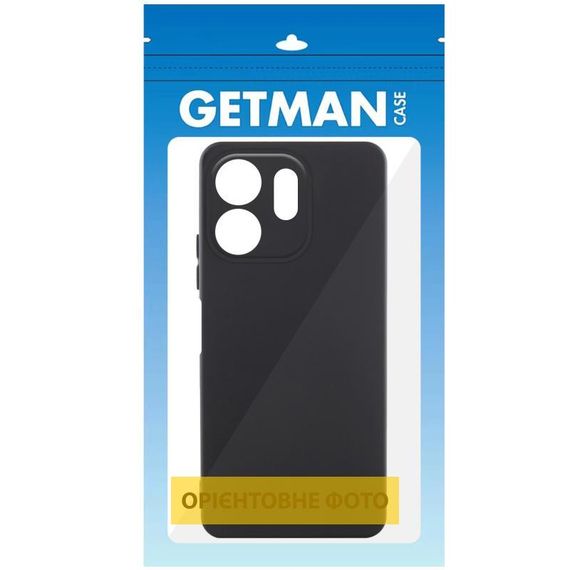 Чохол TPU GETMAN Liquid Silk Full Camera для Motorola Edge 50 Fusion Чорний / Black | Зображення 1