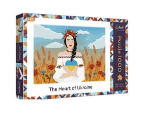 Пазли "Українське серце" 1000 елементів, 10735 Trefl, у коробці (5900511107357)