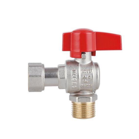 Кран кульовий Thermo Alliance Standart 1/2" ВН кутовий, PN40, з накидною гайкою TAS224W15 | Зображення 3