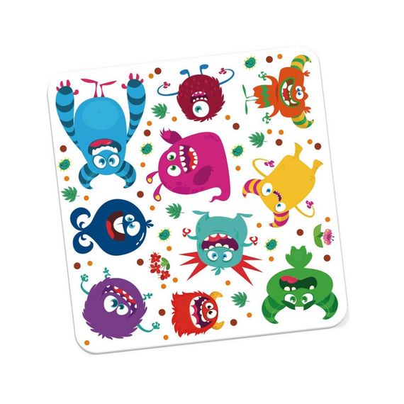 Набір для творчості "Монстрики" VT4206-52, 10 наліпок на планшетці | Зображення 1