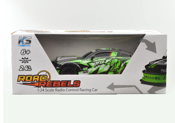 Автомобіль на радіокеруванні ROAD REBELS KS DRIVE 18599OB 1:24, 2.4 ГГц | Зображення 1