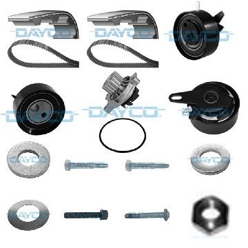 Ремень ГРМ компл. + помпа VW LT/T4 2.5 TDI 95-06, Dayco, KTBWP4890,
