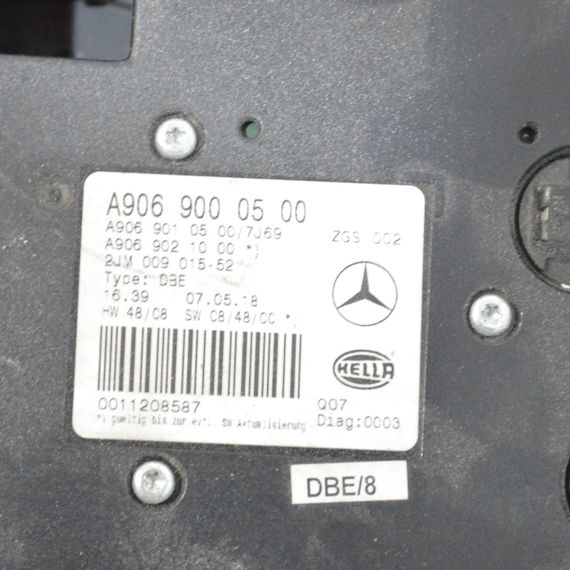 Ліхтар освітлення салону Mercedes Sprinter W906 2013-2018 рестайлінг Плафон салону Мерседес в906 A9069000500 | Зображення 6