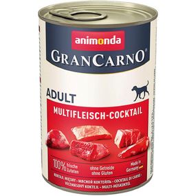 Вологий корм для дорослих собак Animonda GranCarno Original Adult м'ясний коктейль 400 г (4017721827300)