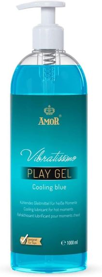 Лубрикант - Vibratissimo Cooling Blue, 1000 мл Sex Aura