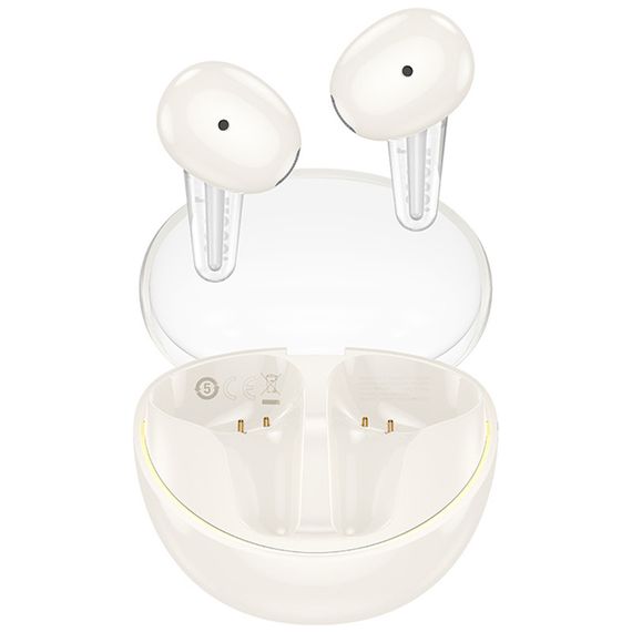 Бездротові TWS навушники Hoco EW202 Magic Milky White