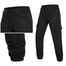 Штани Джогери РіпСтоп На Резинці Чорні Tactical Black