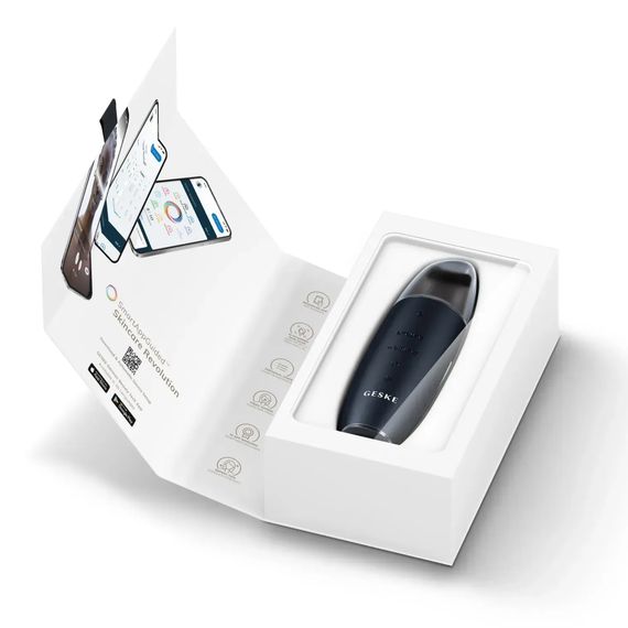 Мікрострумовий скрабер для шкіри та усунення чорних точок GESKE MicroCurrent Skin Scrubber&Blackhead Remover 9в1 magenta, Чорний | Зображення 8