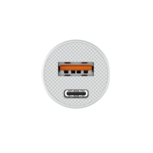 Автомобільний зарядний пристрій Havit HV-CC2022 USB+Type-C 20W білий | Зображення 3
