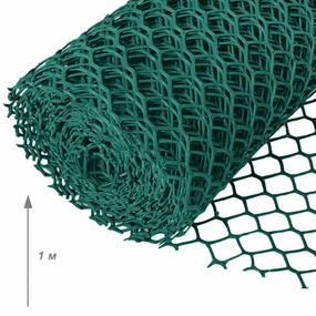 Сітка пластикова 20х20мм/2,20мм 1,00м/20,00м