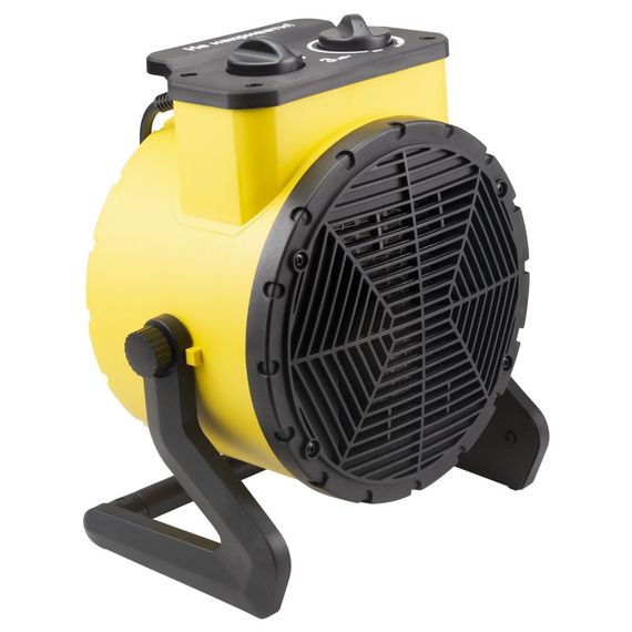 Електрична теплова гармата Sigma 3.0 кВт, площа обігріву 60 кв.м., чорний/жовтий (5359541) | Зображення 2