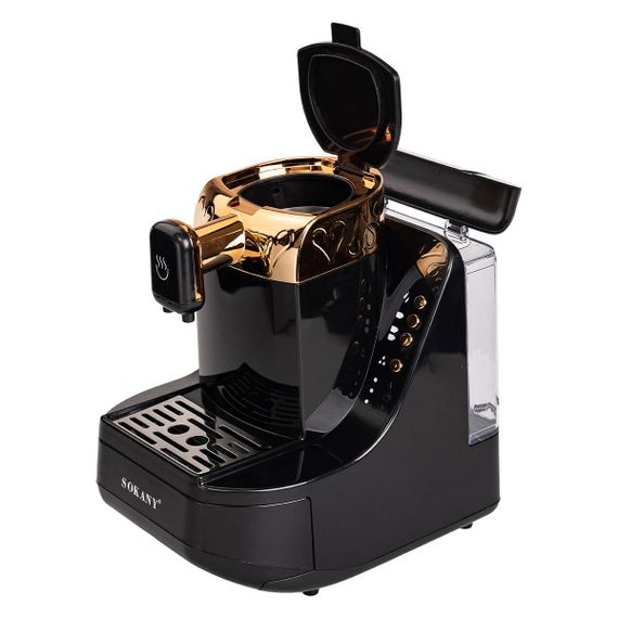 Кавомашина 700 Вт професійна електрична кавоварка Sokany SK-04010 | Зображення 2