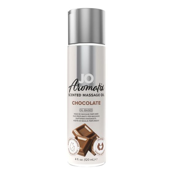 Натуральна масажна олія JO Aromatix Massage Oil Chocolate 120 мл sexstyle