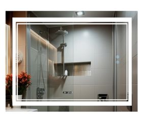 Дзеркало Qtap Cardinal з LED-підсвічуванням Touch QT0478C10080