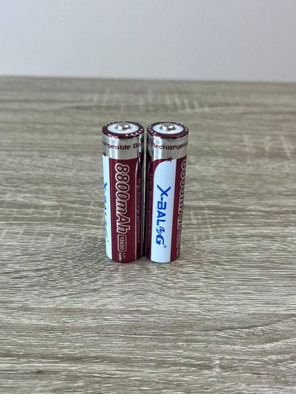 Аккумулятор 18650 X-Balog 8800mAh 4,2V Li-ion батарейка для фонариков с защитой от разряда и перезаряда | Зображення 4