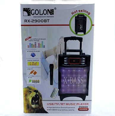 Колонка Golon RX-2900 BT\Led\FM | Зображення 3