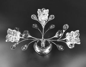 Бра настінна 26415 Хром 25х35х16 см.