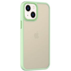 TPU+PC чохол Metal Buttons для Apple iPhone 13 (6.1") Салатовий