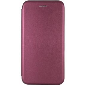 Кожаный чехол-книжка Classy для Xiaomi Poco X3 NFC / Poco X3 Pro Бордовый
