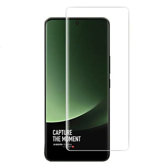 Захисне скло 3D на весь екран для Xiaomi 13 Ultra (з ультрафіолетовим клеєм)