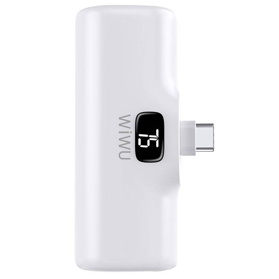 Портативний ЗП Power Bank WIWU Wi-P017-C Type-C 5000 mAh White