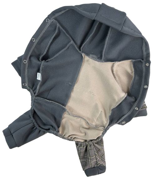 Костюм з клiтинкою сiрий D-183 | Зображення 5