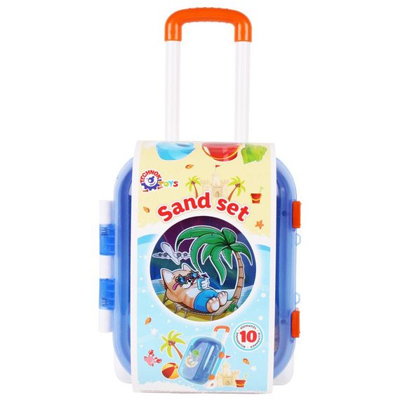 Набор для игры в песочнице ТехноК 6009TXK в чемодане | Зображення 4