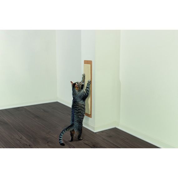 Дряпка Trixie для котів настінна сизаль/дерево бежева 17х70 см | Зображення 1