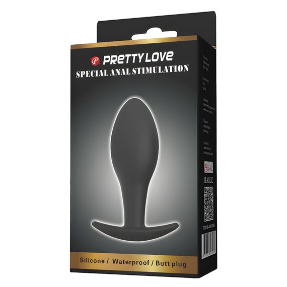 Анальна пробка - Pretty Love Special Anal Stimulation Butt Plug Black | Зображення 6