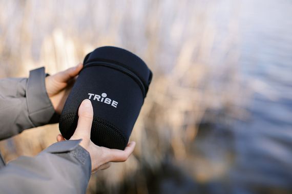 Чохол для термоса Tribe 0,7л харчовий термос, Неопреновий термочохол трайб захисний, Чохол на термос похід риболовля | Зображення 7