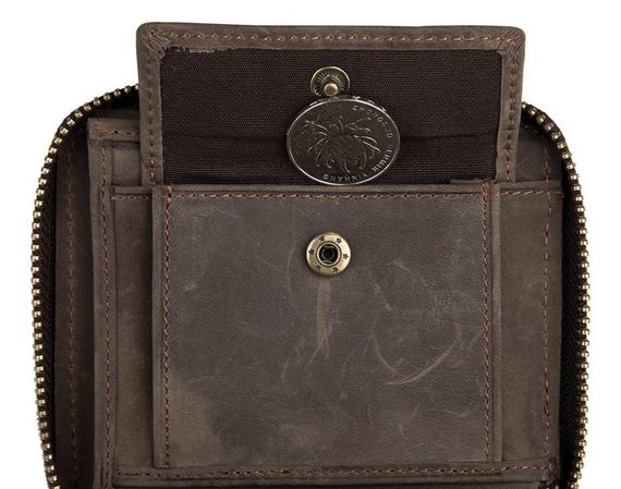 Кошелек мужской Vintage 14224 Коричневый | Зображення 7