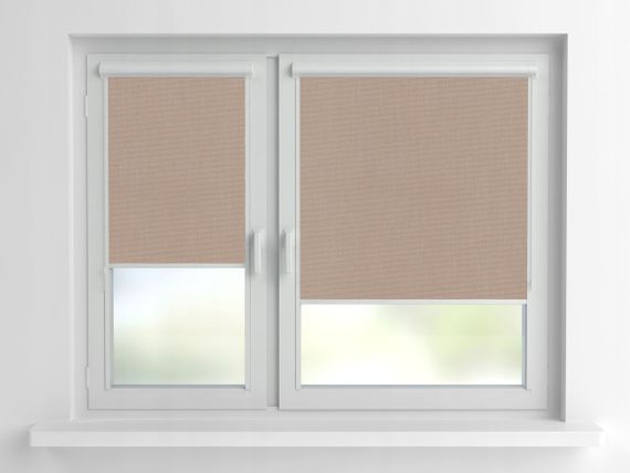 Рулонная штора Rolets Мадрид 2-862-2200 220x170 см закрытого типа Капучиновая