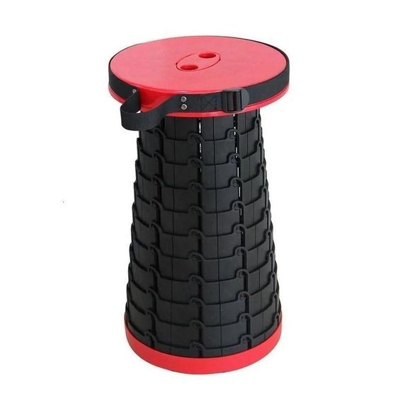 Складной туристический стул 47 см Telescopic stool / Складной телескопический стул для пикника, рыбалки | Зображення 1