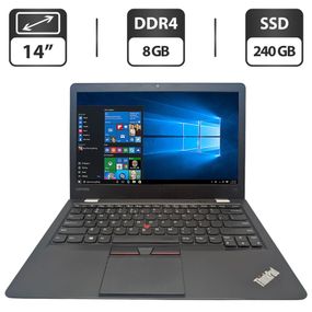 Ноутбук Lenovo ThinkPad 13 / 13.3" (1366x768) TN / Intel Core i3-7100U (2 (4) ядра по 2.4 GHz) / 8 GB DDR4 / 240 GB SSD / Intel HD Graphics 620 / WebCam б/у