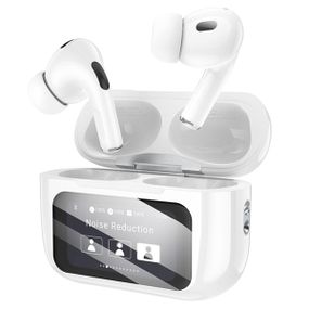 Бездротові навушники BOROFONE BW76 Brocade true wireless ANC noise reduction touch screen BT headset Champagne White
