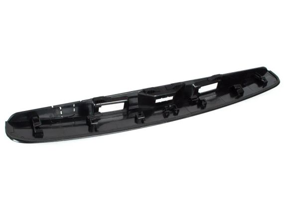 Nissan Qashqai J10 (06-13) накладка/планка/ручка дверей багажника черная + отверстие для смарт-ключа | Зображення 1