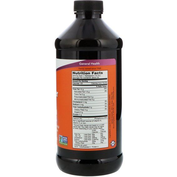 Лецитин NOW Foods SUNFLOWER LIQUID LECITHIN 16 FL OZ 473 ml | Зображення 1