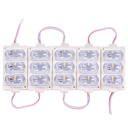 Стрічка Модуль 3LED 7338-2835 White 12V  53128