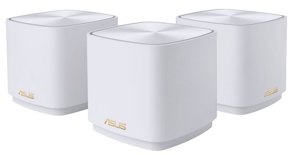 Маршрутизатор ASUS ZenWiFi XD4 3PK PLUS white AX1800 1xGE LAN 1x1GE WAN WPA3 OFDMA MESH (90IG07M0-MO3C40)