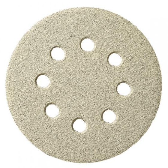 Круг самозачіпний d225мм P120 з отворами GLS55 PS33CK Klingspor