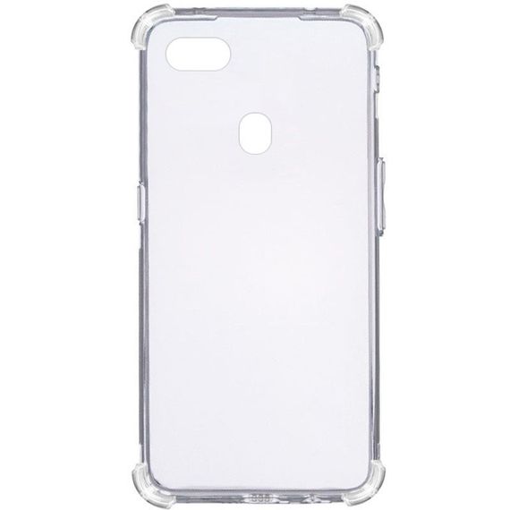 TPU чохол GETMAN Ease logo посилені кути для Oppo A73 (2017) Безбарвний (прозорий)
