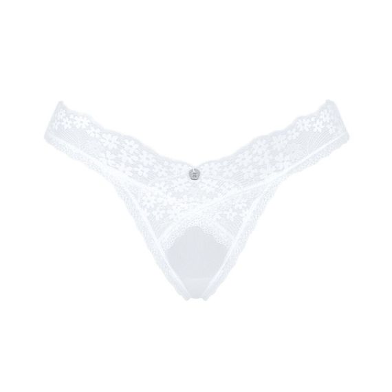Мереживні танга Obsessive Heavenlly thong XS/S | Зображення 4
