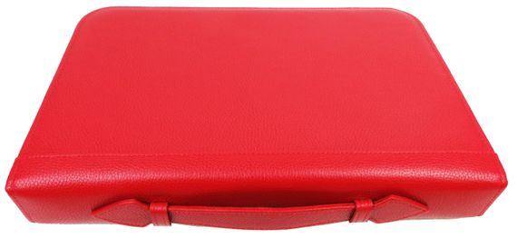 Шкіряна  папка Portfolio, Україна червона флотар | Зображення 2