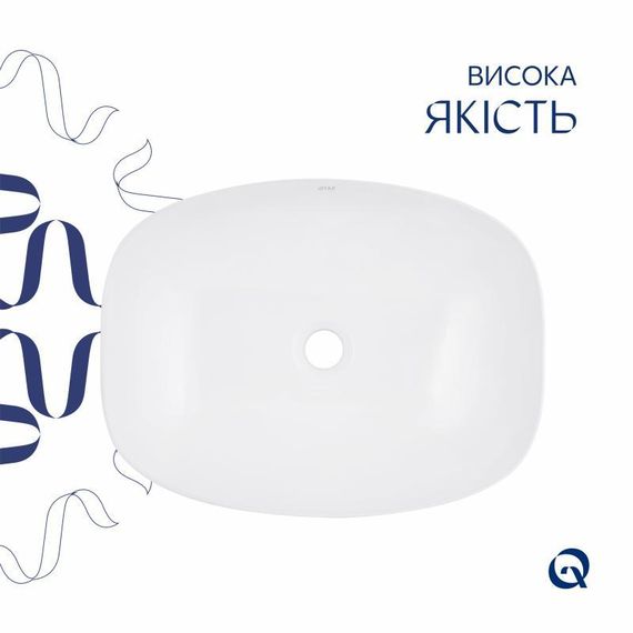 Раковина-чаша Qtap Cardinal 500х380х140 мм White QT04116302W | Зображення 3