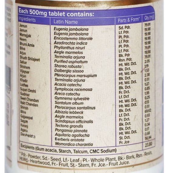 Комплекс для профілактики печінки Maharishi Ayurveda Glucomap 60 Tabs | Зображення 1