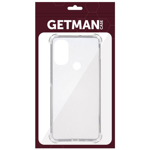 TPU чохол GETMAN Ease logo посилені кути для Motorola Moto E40 / E30 | Зображення 1